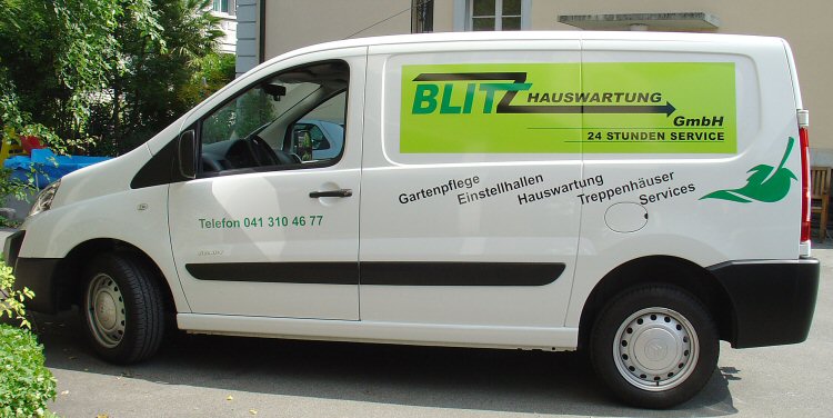Lieferwagenbeschriftung - Werbung auf Fahrzeugen