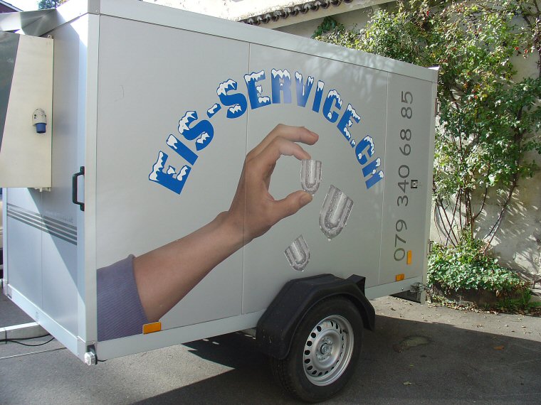 Anhäger Beschriftung - Anhänger Werbung