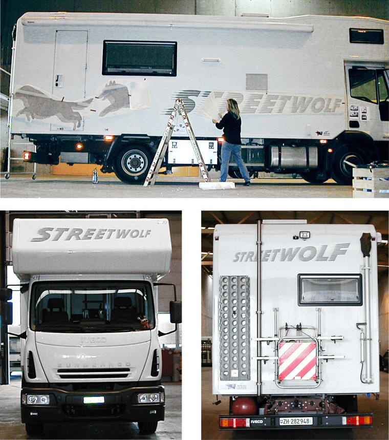Fahrezug Beschriftung - Wohnmobil Beschriftung