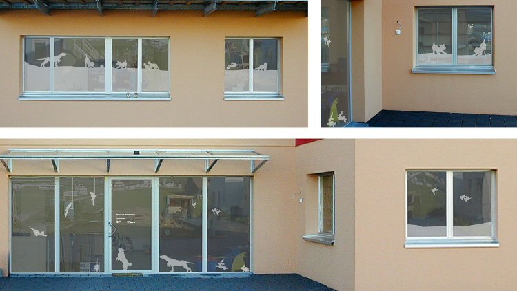 Sichtschutz Fenster - Sichtschutz Türen