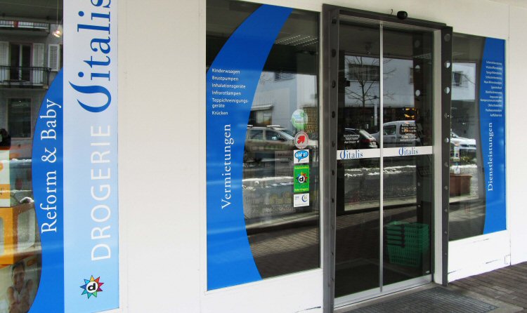 Schaufensterbeschriftung 